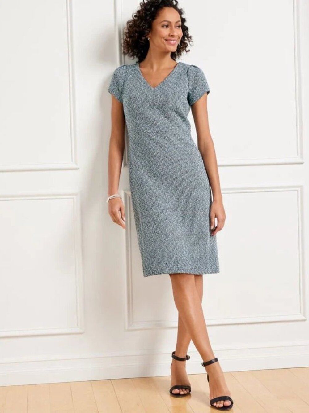 Tweed A-Line Dress